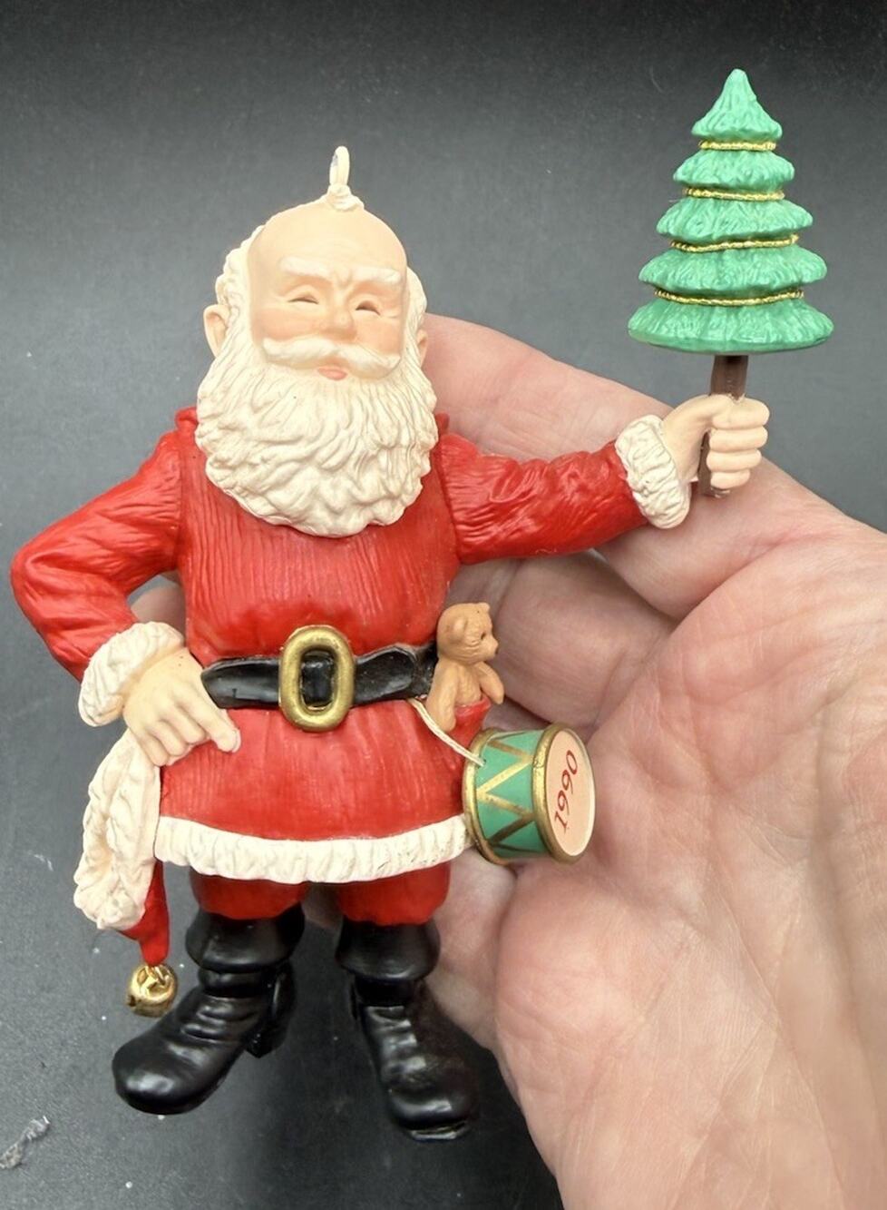 Vtg Hallmark Merry Olde Santa Christmas Ornament 1st in Series 1990 No Box LO27